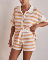 Bellatrix | Women'S Striped Summer Vacation Two-Piece