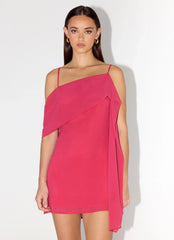 In Your Place Mini Dress Fuchsia