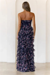 Arlette Tulle Maxi Dress Navy
