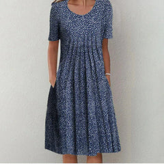Natasha Pleated Midi Dress