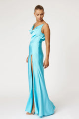 Monroe Dress - Lagoon Blue