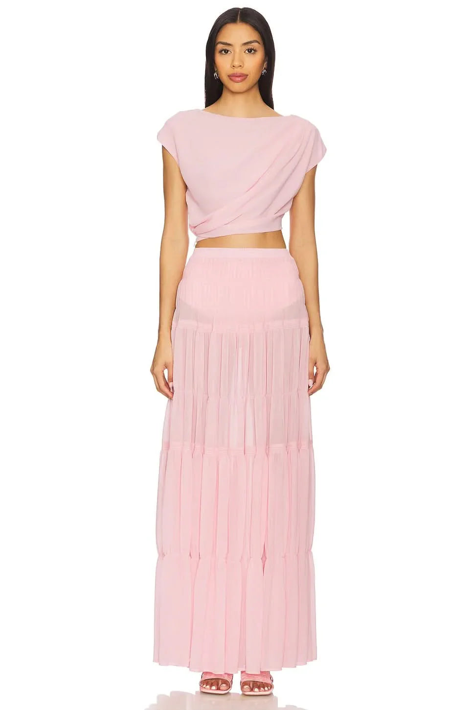 Julianna Pleated Maxi Set