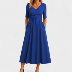 Isabella Wrap Midi Dress