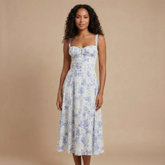 Eden Corset Midi Dress