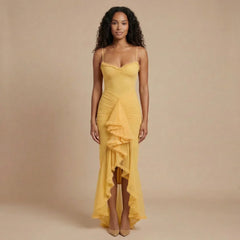 Valentina Ruched Maxi Dress