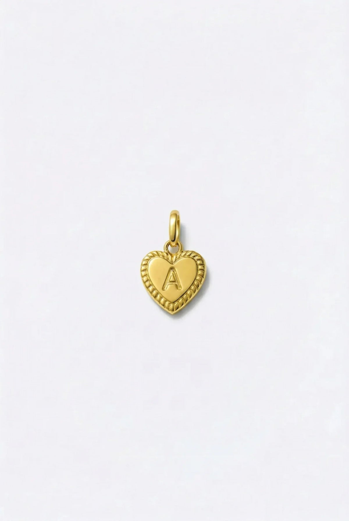Initial Heart Charm