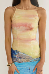 No Ordinary Girl Midi Dress Euro Print