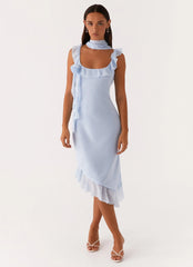 Fariday Midi Dress Blue
