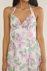 Florent Lace Maxi Dress Purple