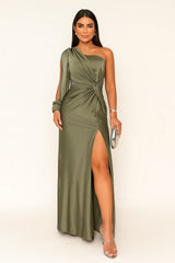 Helena Ruched Maxi Dress