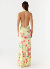 Like You Better Maxi Dress Lemon Soleil