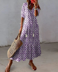 Natasha Printed Maxi Dress