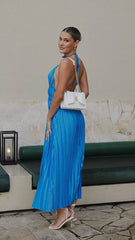 Madison Pleated Maxi Dress