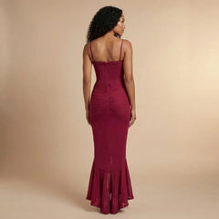 Valentina Ruched Maxi Dress