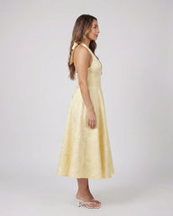 Sienna Jacquard Midi Dress