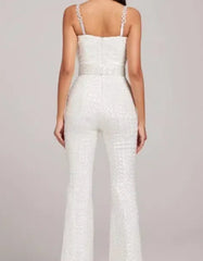 Duttini | Corseted Structure Elegant Jumpsuit
