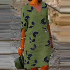 Sage Leaf Mini Dress