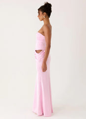 Emory Corset Maxi Dress Pink