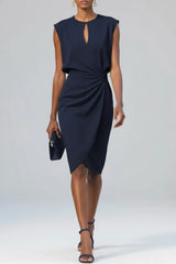 Katarina Ruched Midi Dress