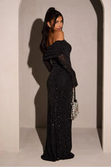 Sienna Sequin Maxi Dress