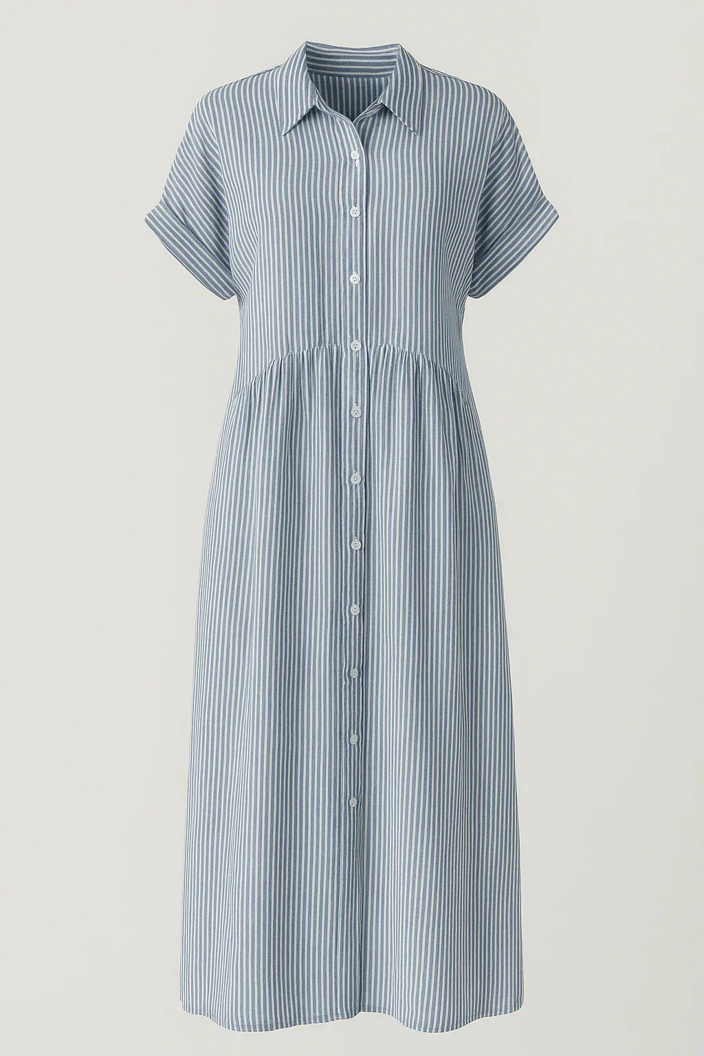 Chic Women'S Midi Dress With Handy Pockets