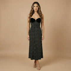 Isadora Polka Dot Midi Dress