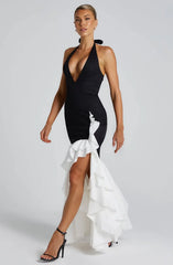 Valencia Ruffle Maxi Dress