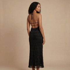 Sienna Pleated Maxi Dress