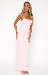 Blush Garden Maxi Dress