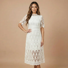 Rosalie Lace Midi Dress