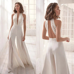 Alessandra Backless Formal Jumpsuit