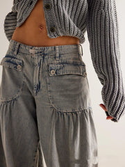 Duttini | Wide-Leg Denim For Women – Pants Collection