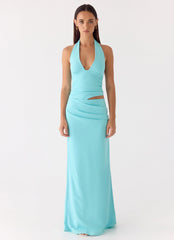 Almost Love Maxi Dress Aqua