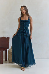 Shoreline Luxe Maxi Dress Green