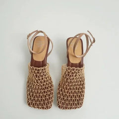 Duttini | Mesh Weave Heels For Women – Shoes Collection