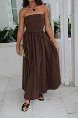 Millie Maxi Dress-Chocolate