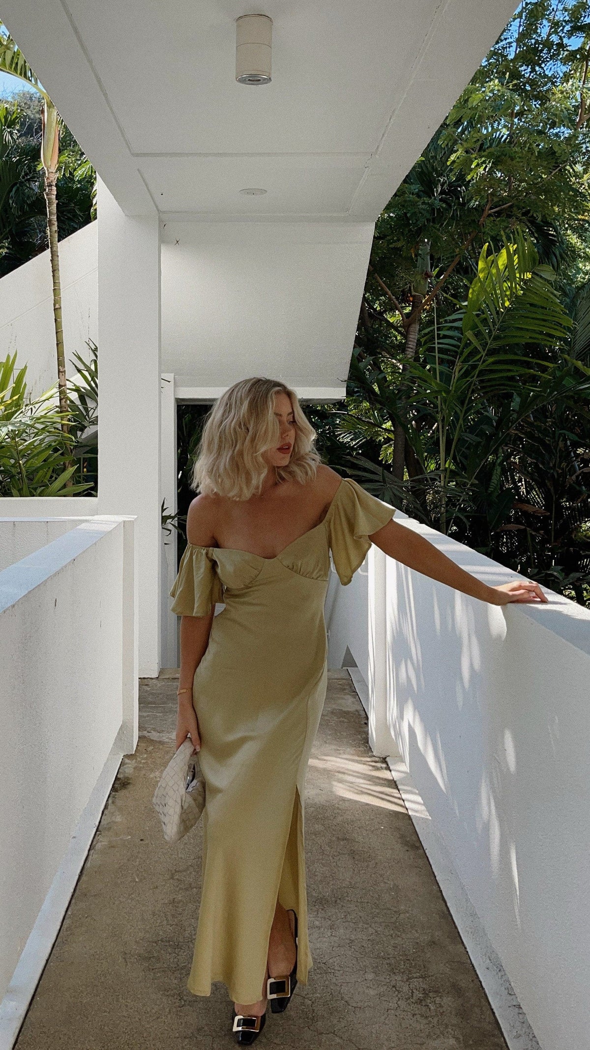 Emilia Ruffle Midi Dress