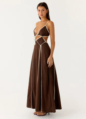 Kerli Maxi Dress Chocolate