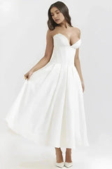 Scarlett Corset Midi Dress