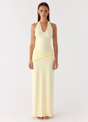 Maribelle Maxi Dress Lemon