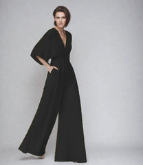 Miranda Flutter Wrap Jumpsuit