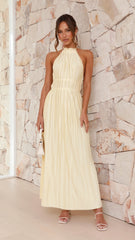 Malia Pleated Maxi Dress