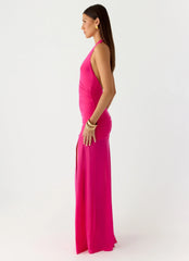 Island Muse Maxi Dress Fuchsia