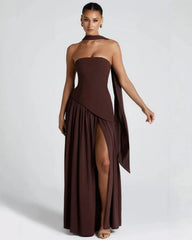 Luxe Chic Slit Maxi Dress
