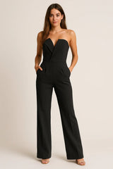 Presley Sweetheart Wide Leg Jumpsuit