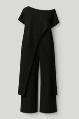 Chic Women'S Clothing Set: Elegant Blouse & Tailored Trousers