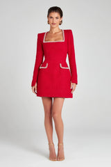 Emilia Tweed Mini Dress