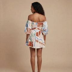 Isabelle Puff Mini Dress