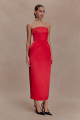 Ophelia Satin Maxi Dress