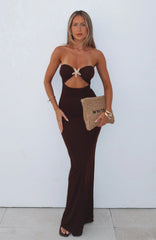 Chocolate Muse Maxi Dress
